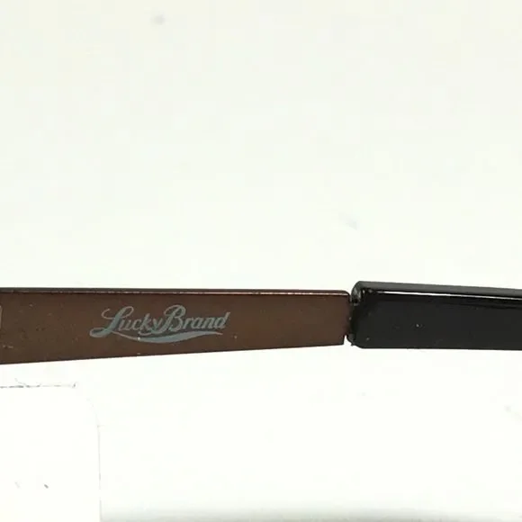 Lucky Brand WIGGLE BROWN Kids Eyeglasses Frames Rectangular Cat Eye 49-17-130 - Picture 12 of 12